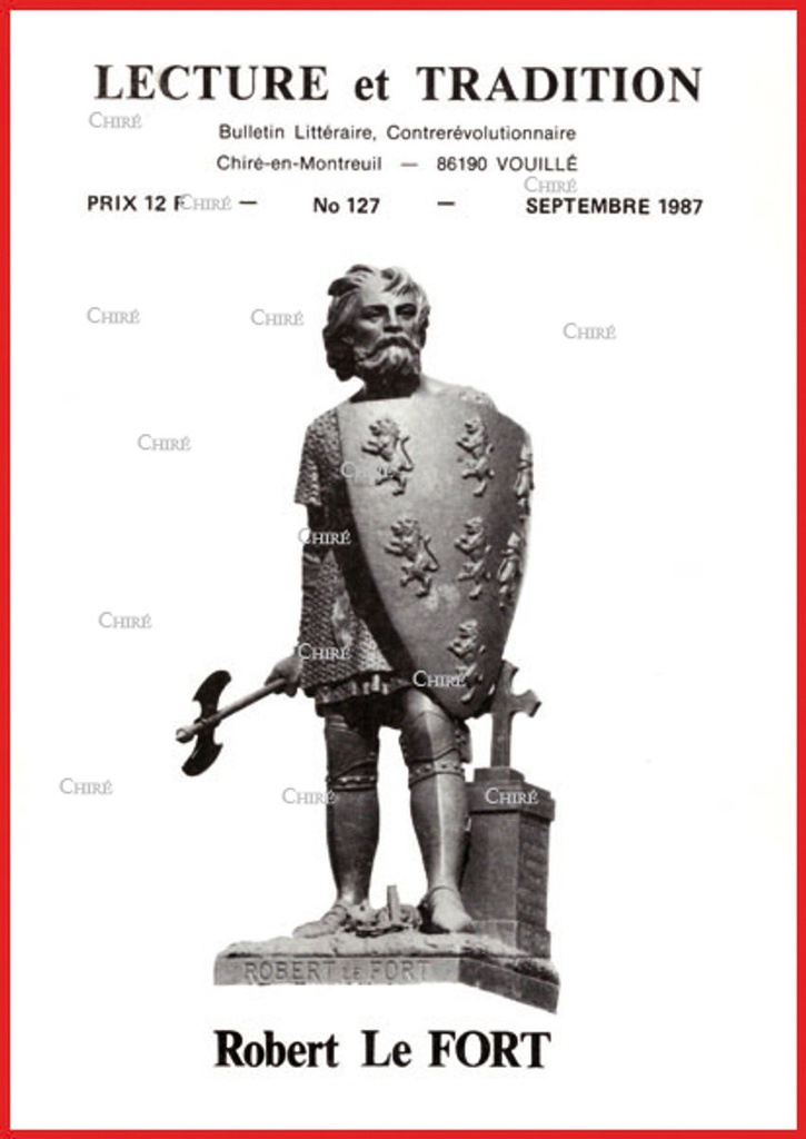 N°127 Sept 1987 - Monarchomanie. H Taine, Saint Nicolas du Chardonnet, Charles X
