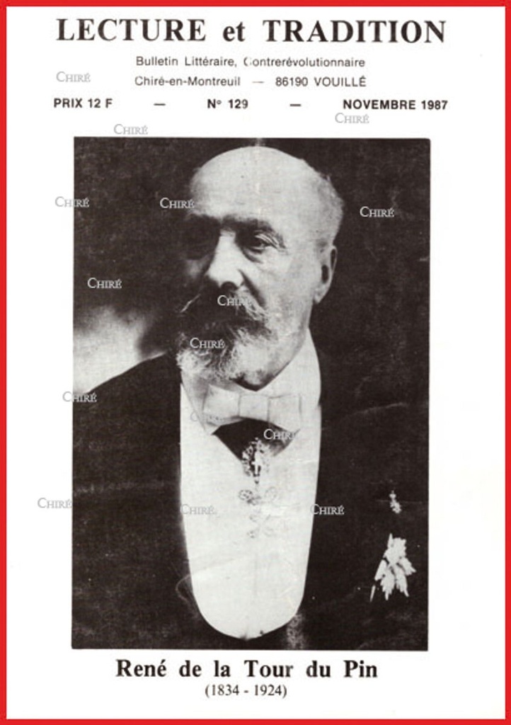 N°129 Nov 1987 - Henri Pourrat, R. de la Tour du Pin. Les corporations