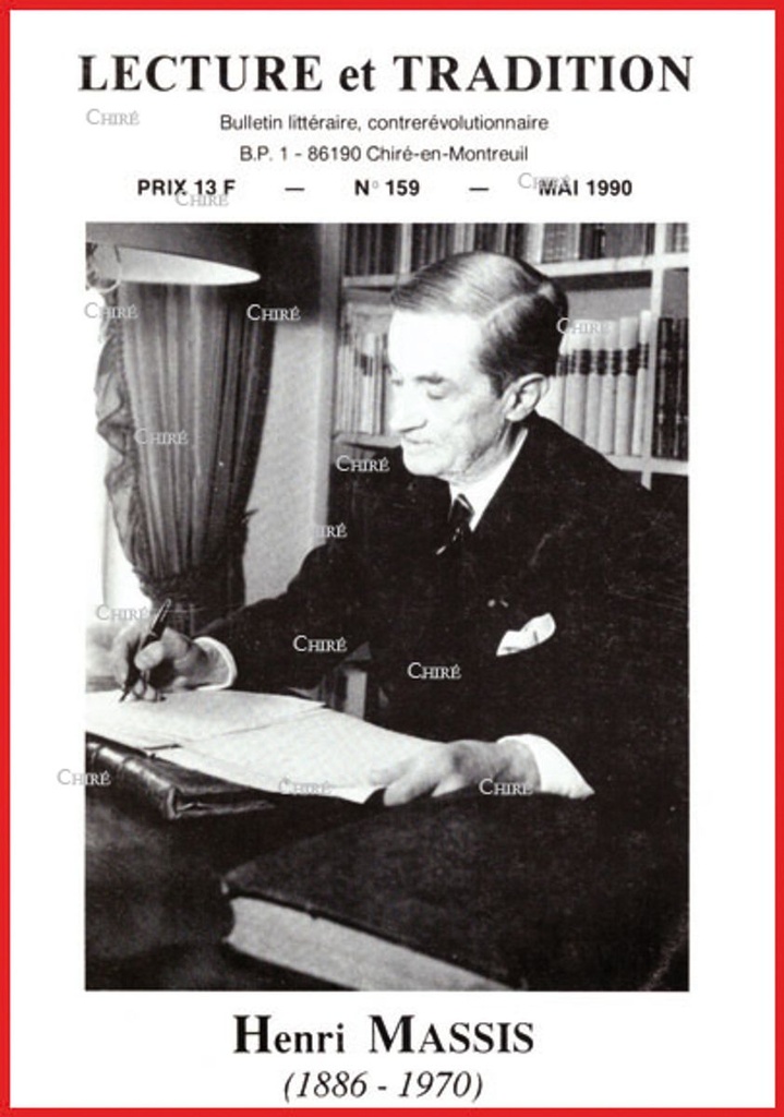 N°159 Mai 1990 - H Massis, J-P Nicolas, Mgr Lefebvre