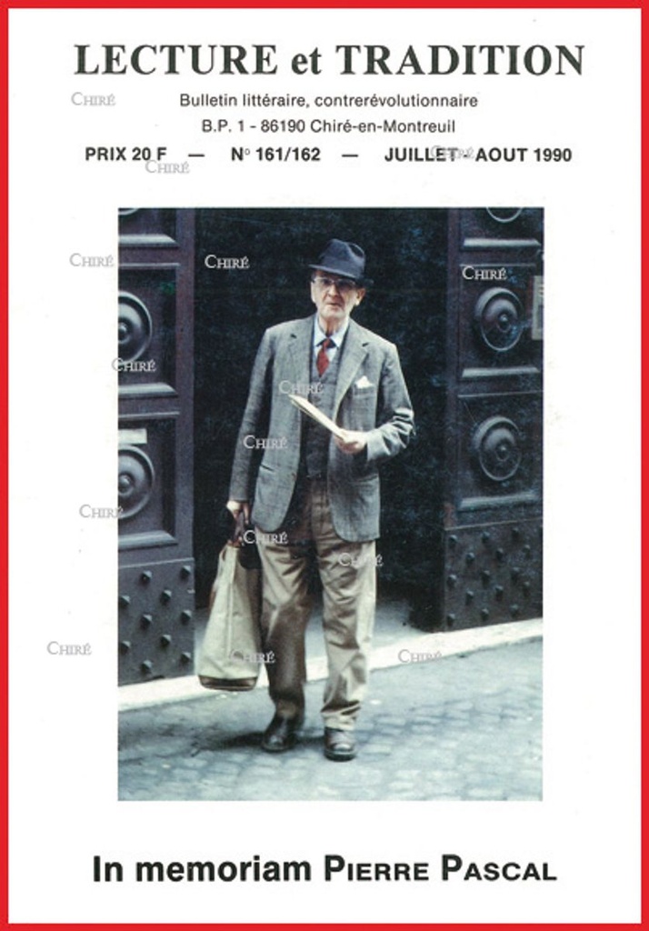 N°161/162 Juil/Août 1990 - In memoriam : Pierre Pascal