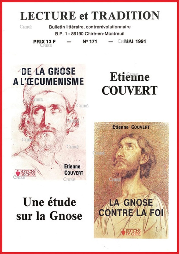 N°171 Mai 1991 - E Couvert et son étude sur la Gnose