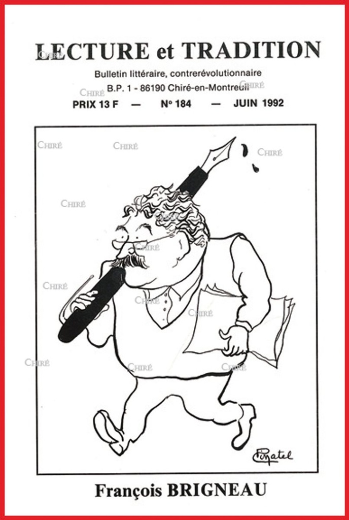 N°184 Juin 1992 - F Brigneau, Léon Daudet