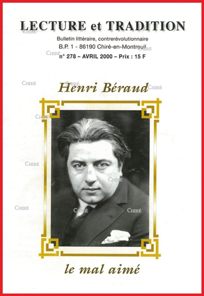 N°278 Avril 2000 - Henri Béraud, le mal aimé