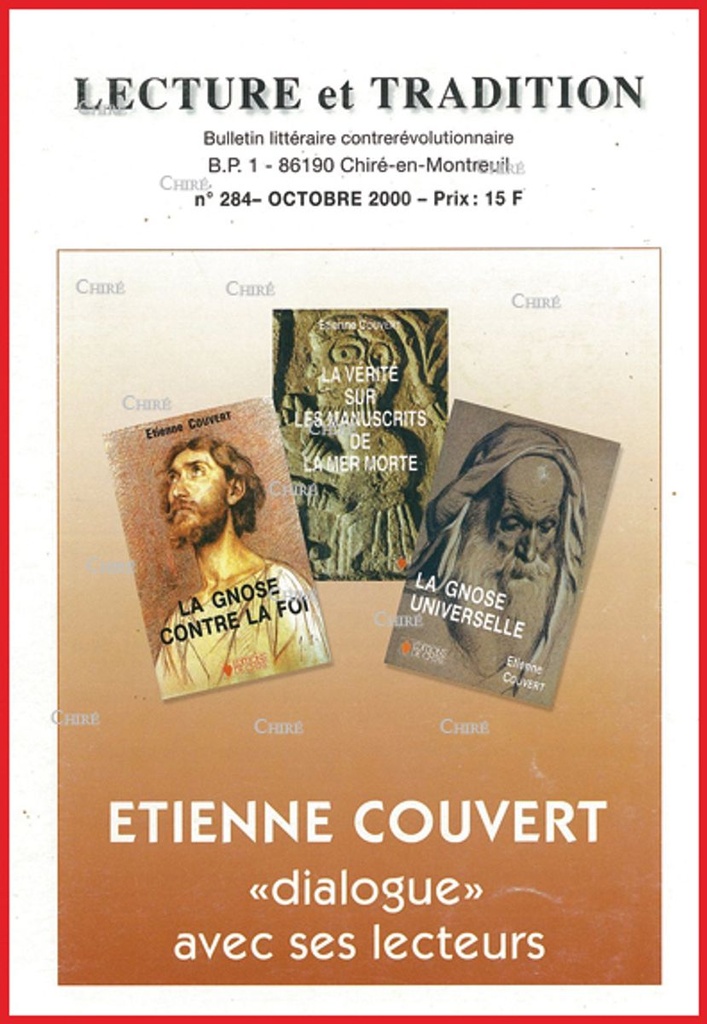 N°284 Oct 2000 - Etienne Couvert ´dialogue´ avec ses lecteurs