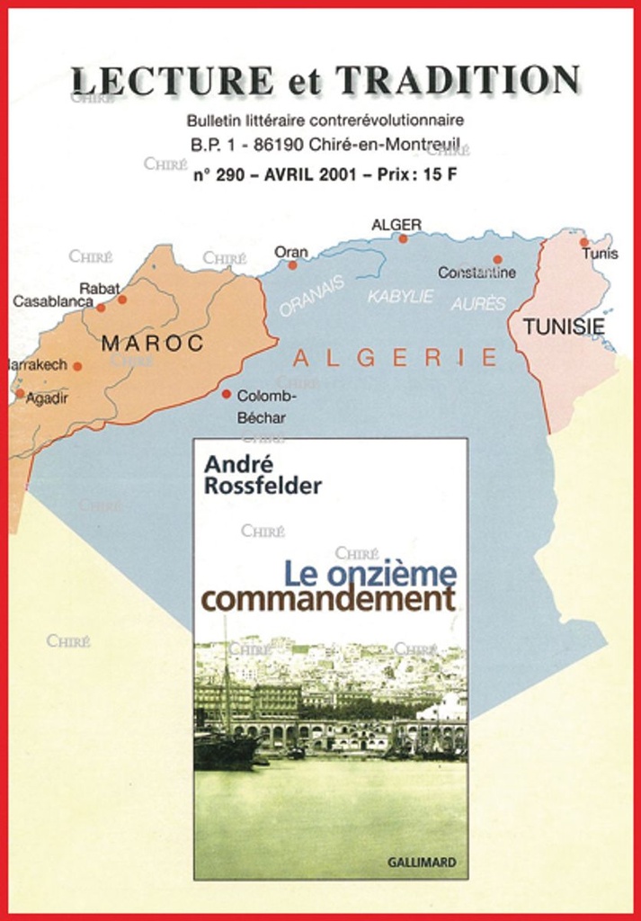 N°290 Avril 2001 - Le onzième commandement par André Rossfelder