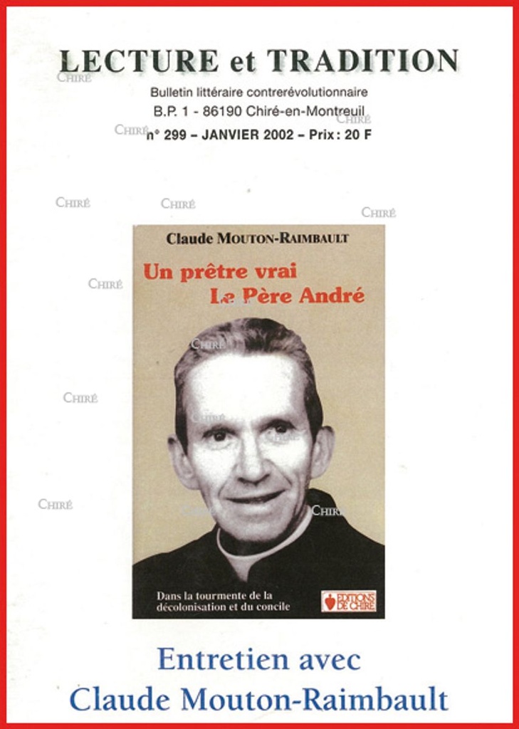 N°299 Janv 2002 - Entretien avec Claude Mouton-Raimbault