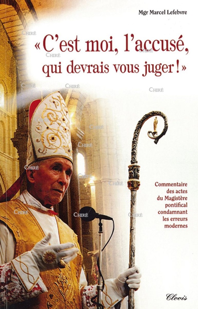 C´est moi, l´accusé, qui devrais vous juger !