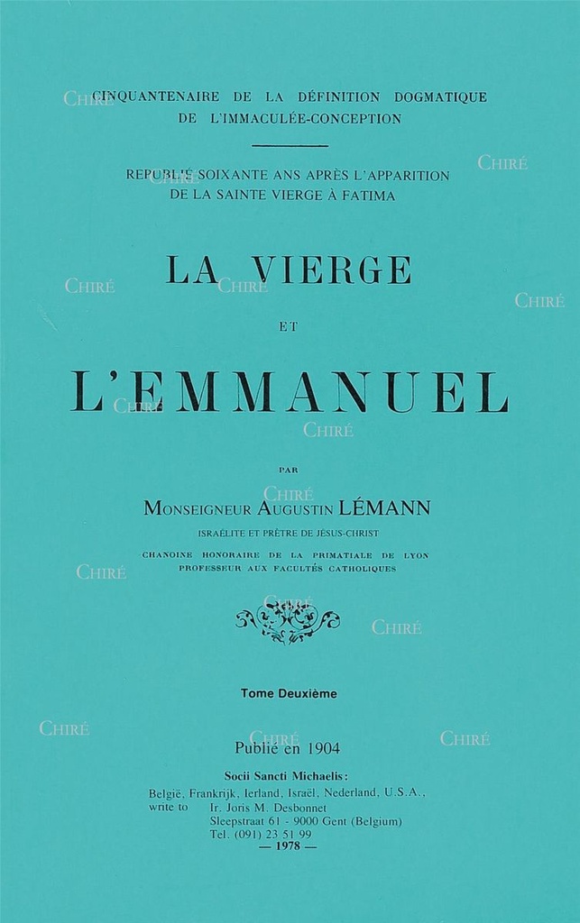 La Vierge et l´Emmanuel - Tome 2