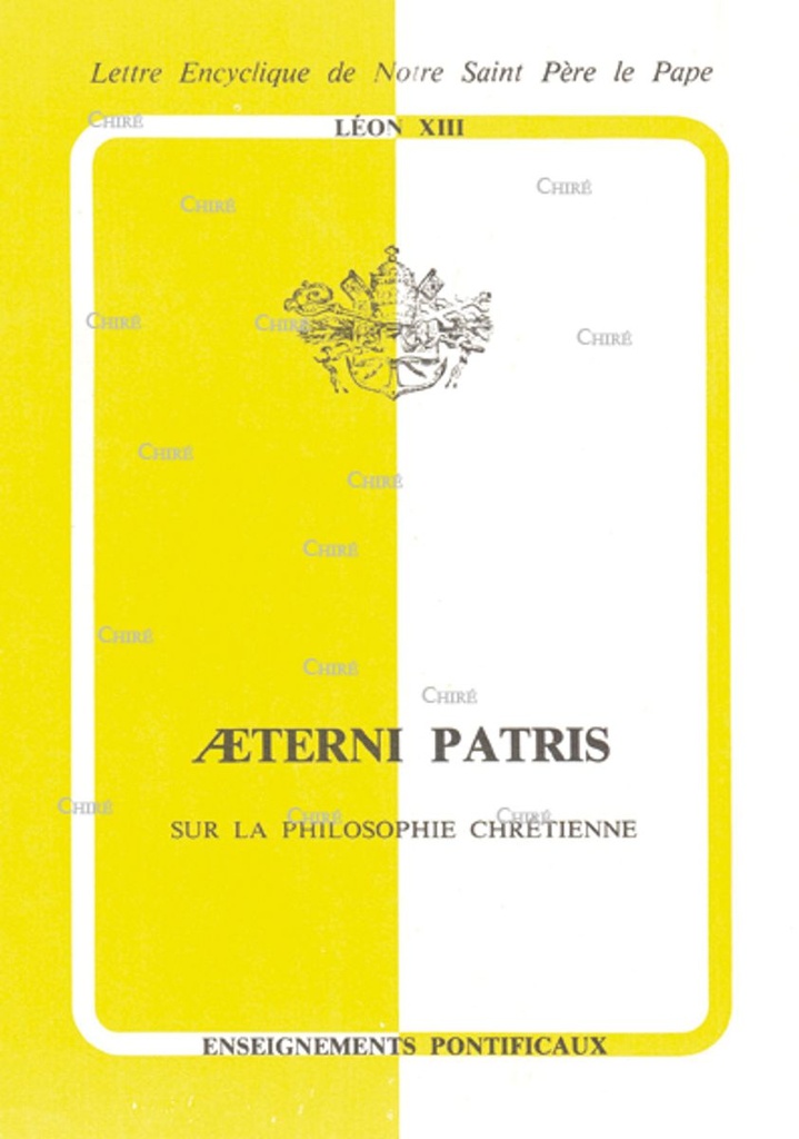 Aeterni Patris - Sur la Philosophie chrétienne