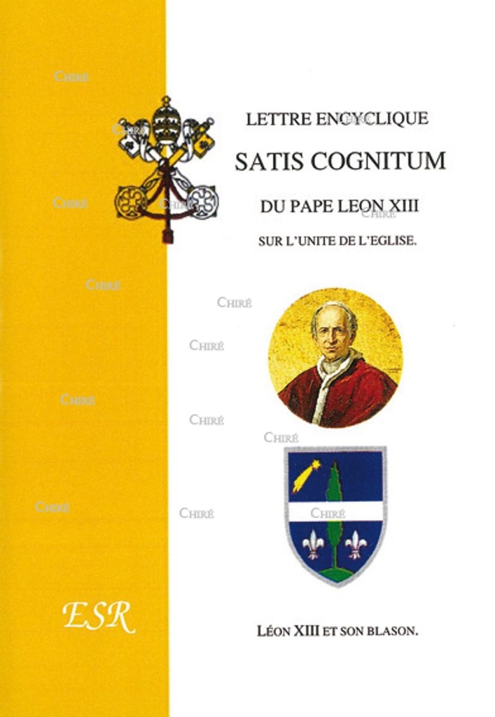 Lettre encyclique - Satis Cognitum - Sur l´unité de l´Eglise