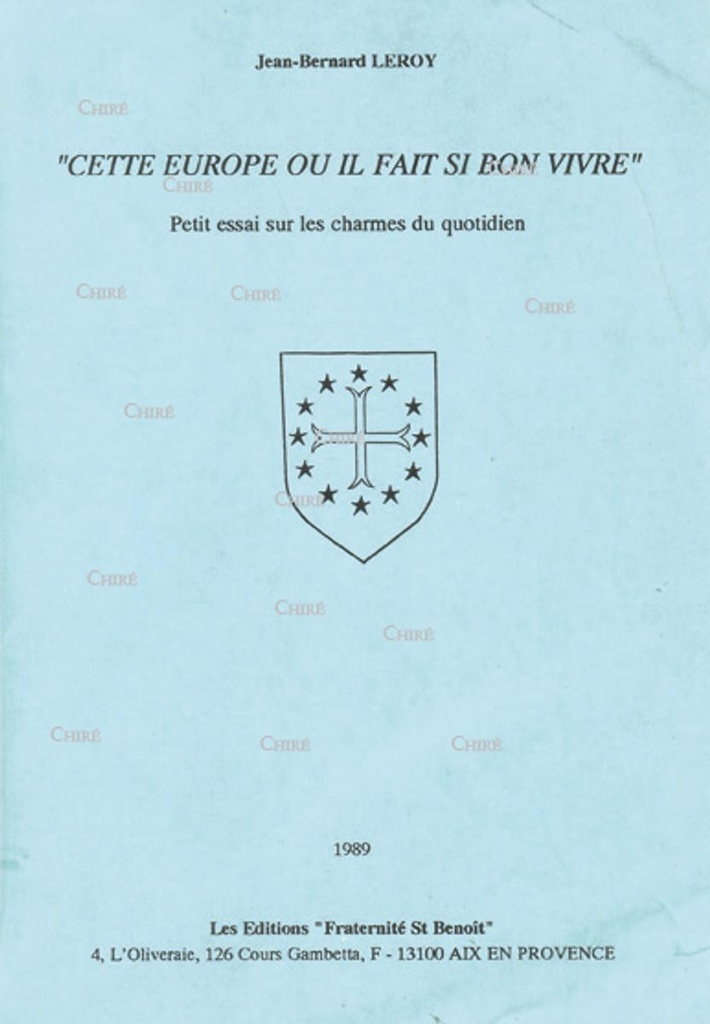 Cette Europe où il fait si bon vivre