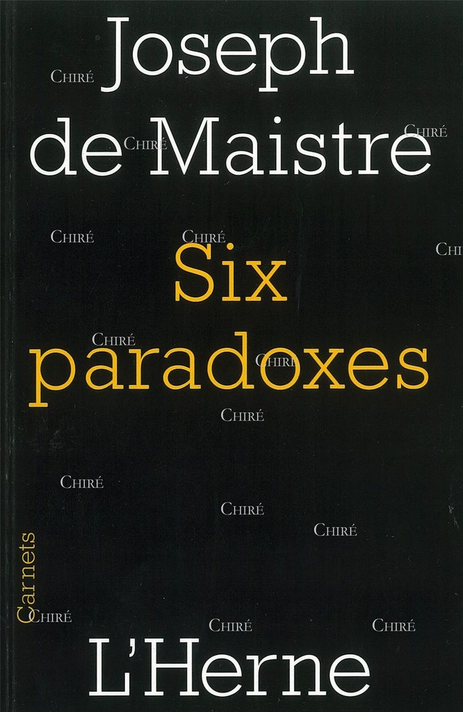 Six paradoxes