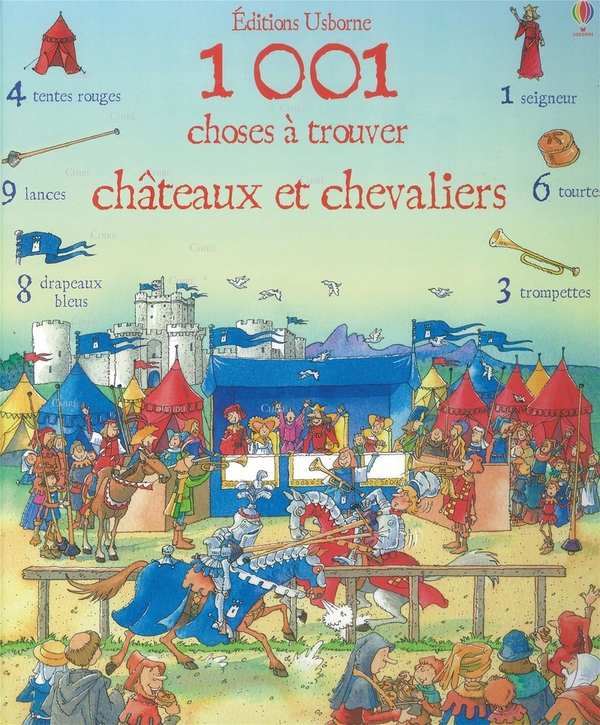 1001 choses à trouver châteaux et chevaliers