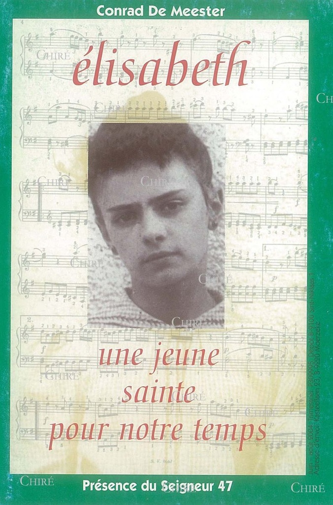 Elisabeth une jeune sainte pour notre temps