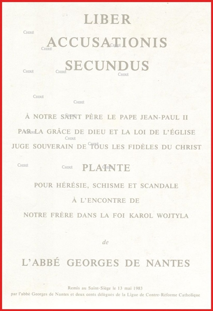 Liber accusationis secundus (Relié)