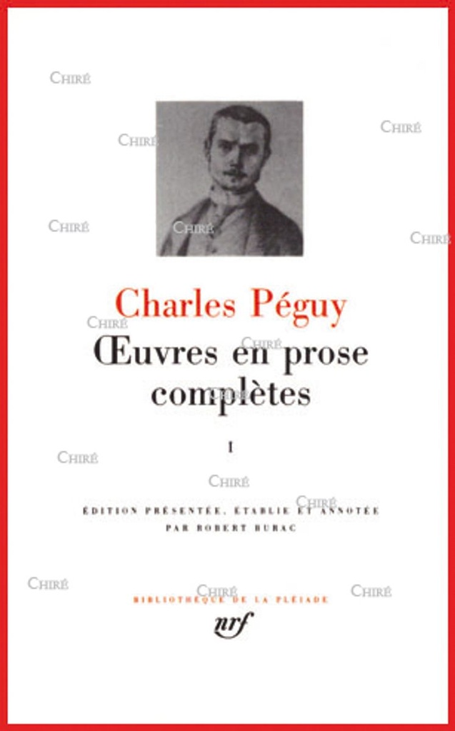 Oeuvres en prose complètes T1