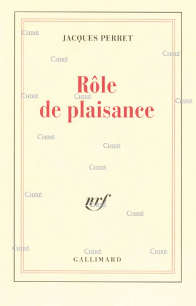 Rôle de plaisance