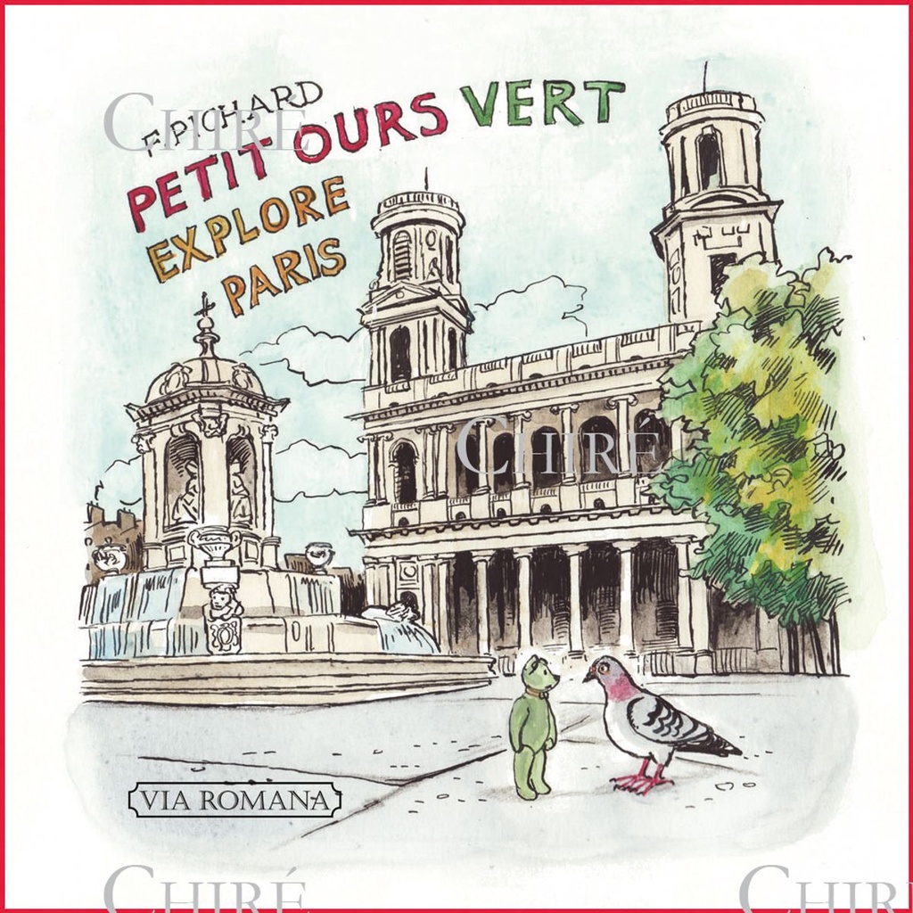 Petit ours vert explore Paris