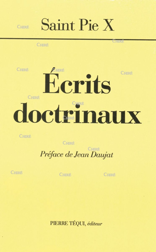 Ecrits doctrinaux