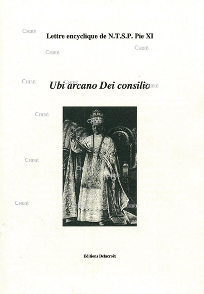 Ubi arcano Dei consilio