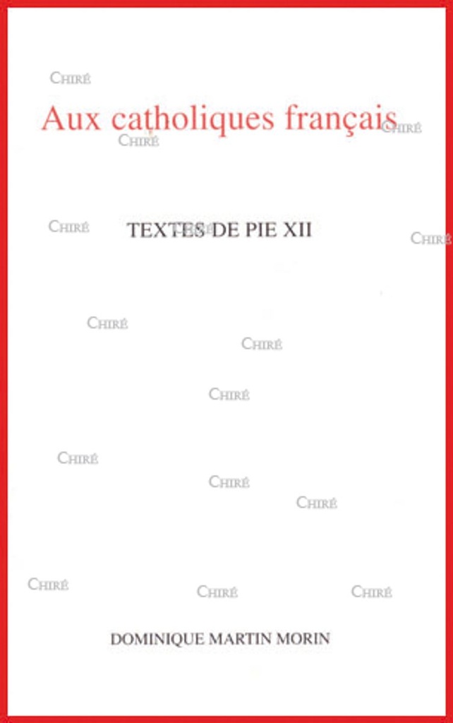 Aux catholiques français