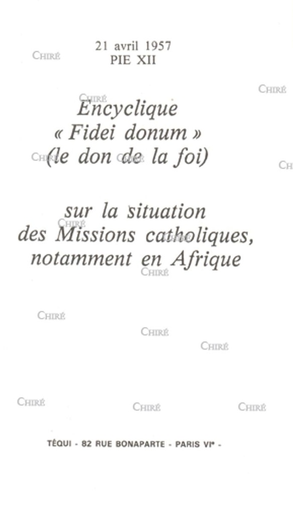Fidei donum