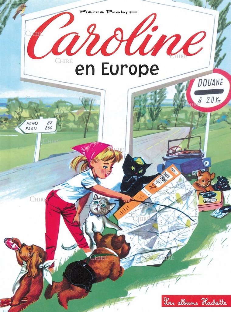Caroline en Europe
