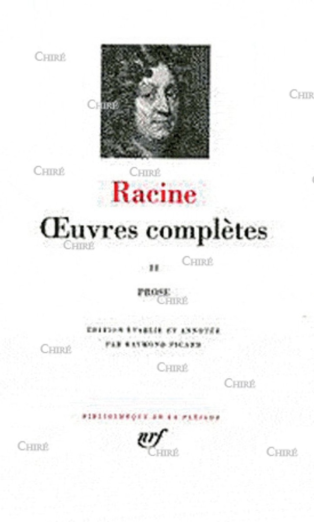 Oeuvres complètes T2 - Prose