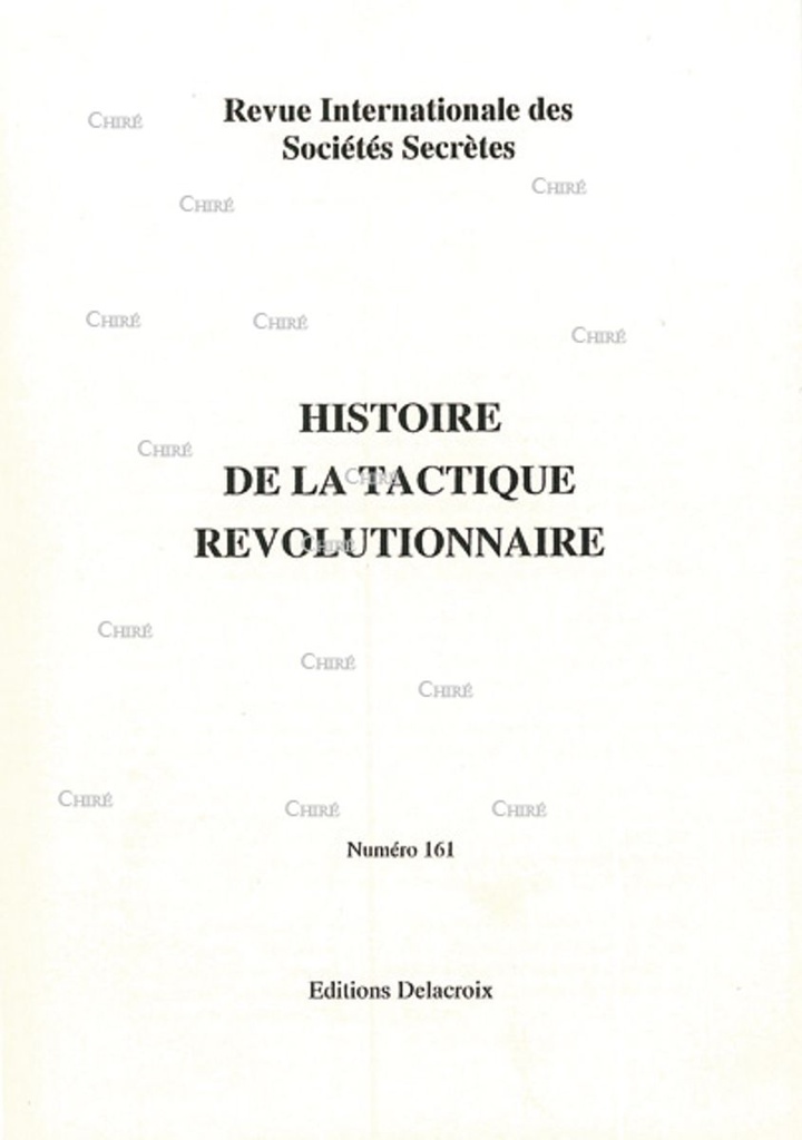 Histoire de la tactique révolutionnaire - RG 161