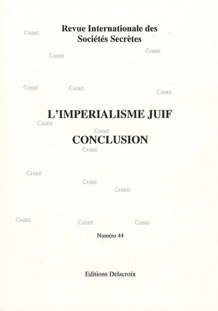 L´impérialisme juif conclusion - RG 044