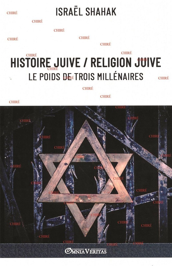 Histoire juive - Religion juive - Le poids de trois millénaires