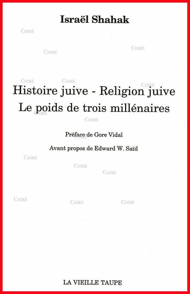 Histoire juive - Religion juive - Le poids de trois millénaires