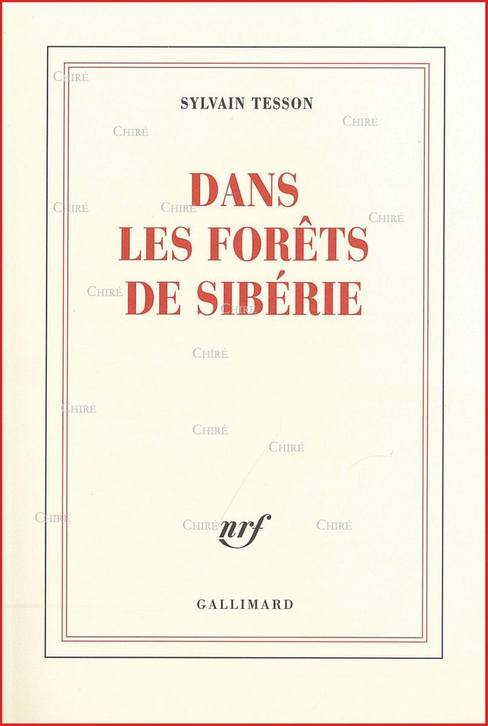 Dans les forêts de Sibérie (février - juillet 2010)
