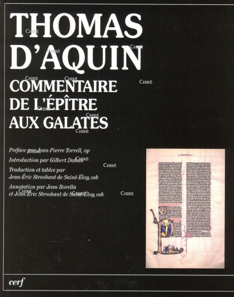 Commentaire de l´épître aux Galates