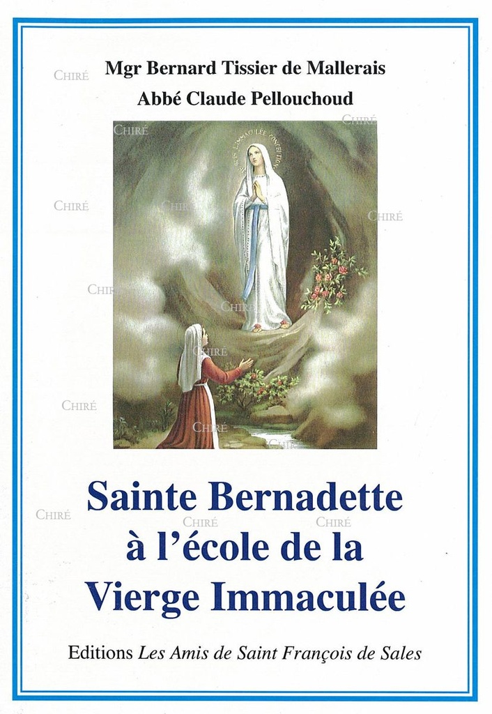 Sainte Bernadette à l´école de la Vierge Immaculée