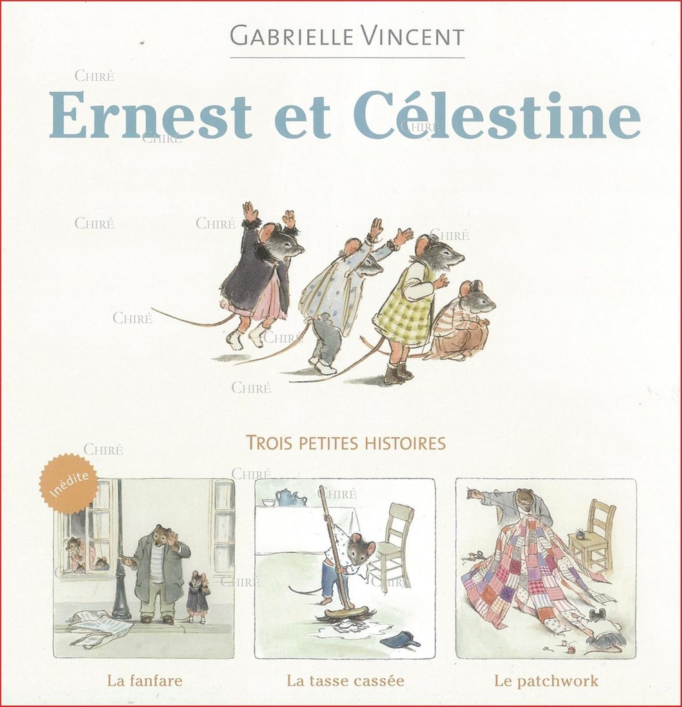 Coffret Ernest et Célestine 2016 - Trois petites histoires - La fanfare ; La tasse cassée ; Le patchwork