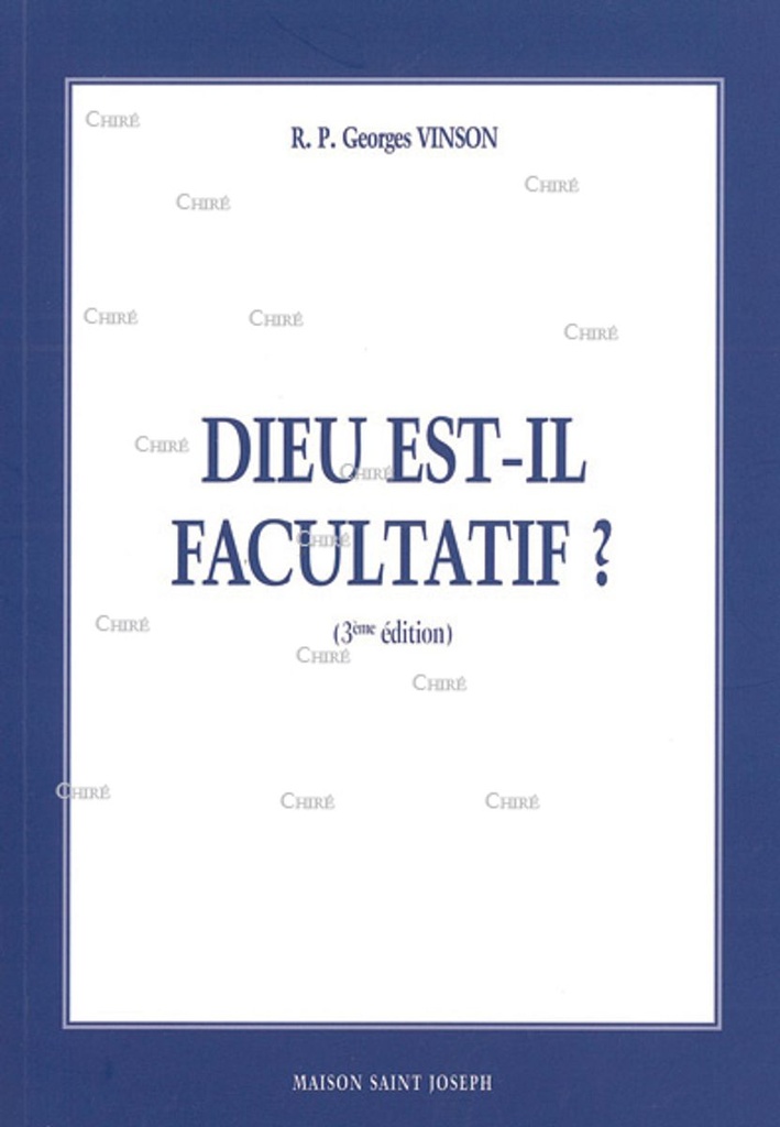 Dieu est-il facultatif ?