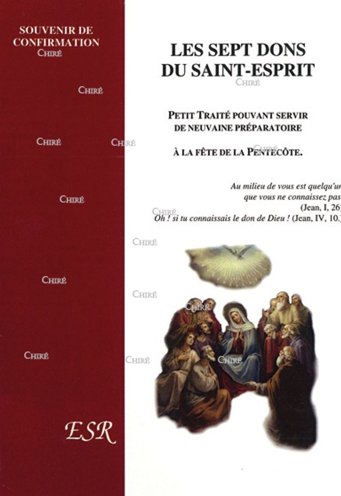 Les sept dons du Saint-Esprit - Petit traité pouvant servir de neuvaine préparatoire à la fête de la Pentecôte