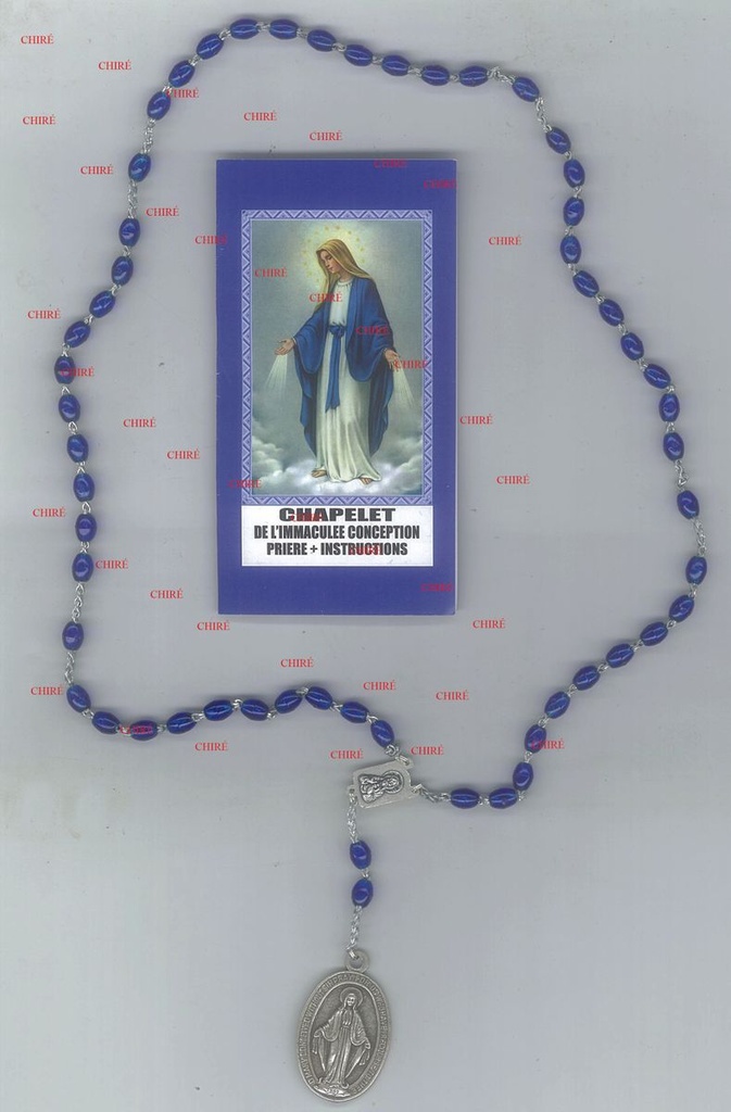 Chapelet de dévotion de l´Immaculée Conception avec notice - 1729