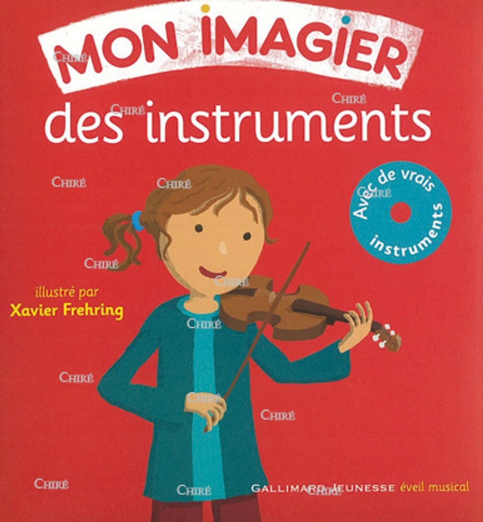 Mon imagier des instruments - Livre CD