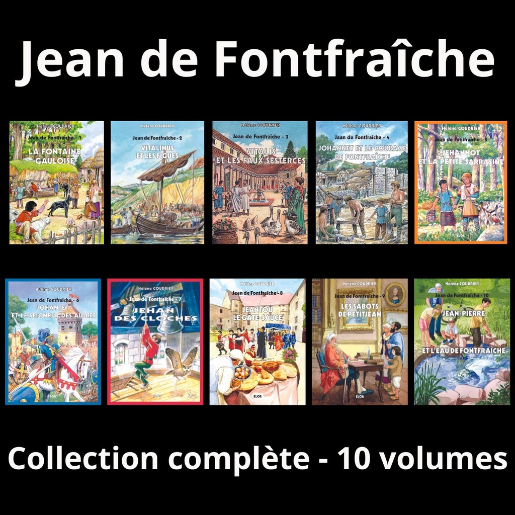 Collection Jean de Fontfraîche - Lot de 10 volumes