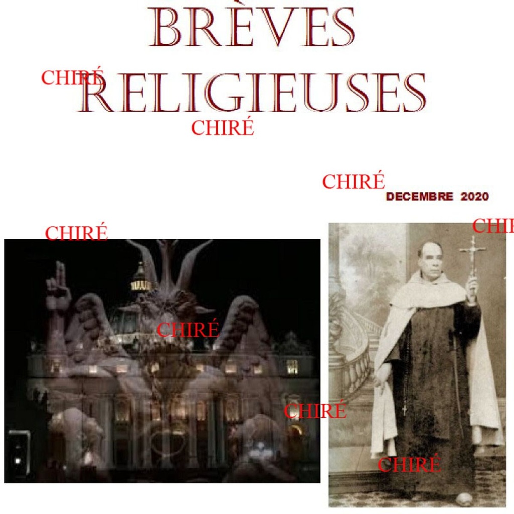 Brèves religieuses Décembre 2020