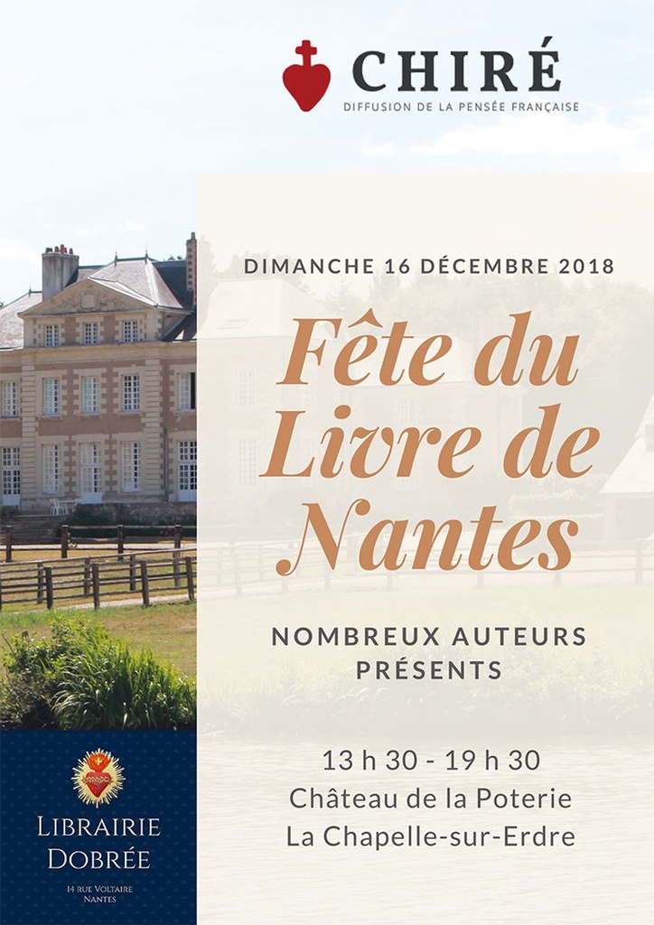 Grande Fête du livre à Nantes (6ème Edition) le dimanche 16 décembre 2018