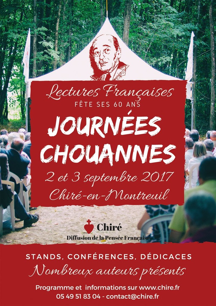 Journées Chouannes 2017 Les 2 et 3 Septembre : Spécial 60 ans de Lectures Françaises