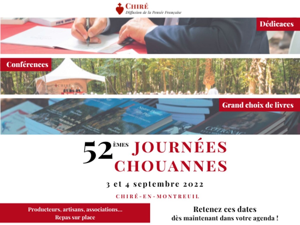 Journées Chouannes 2022 Les 3 et 4 Septembre