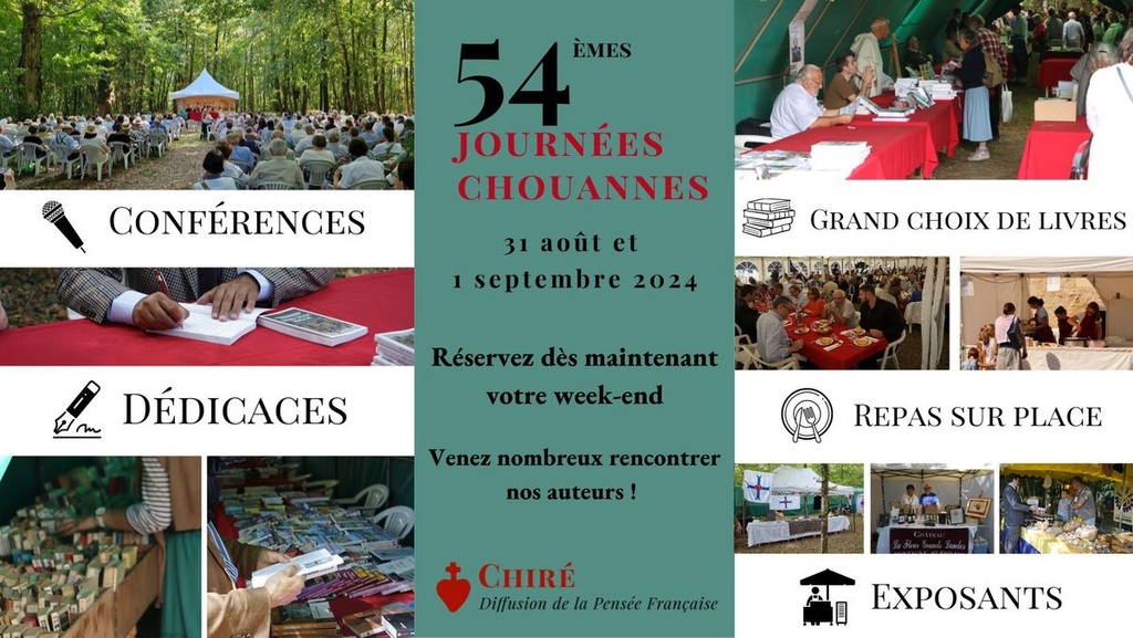 Journées chouannes 2024 les 31 août et 1 septembre