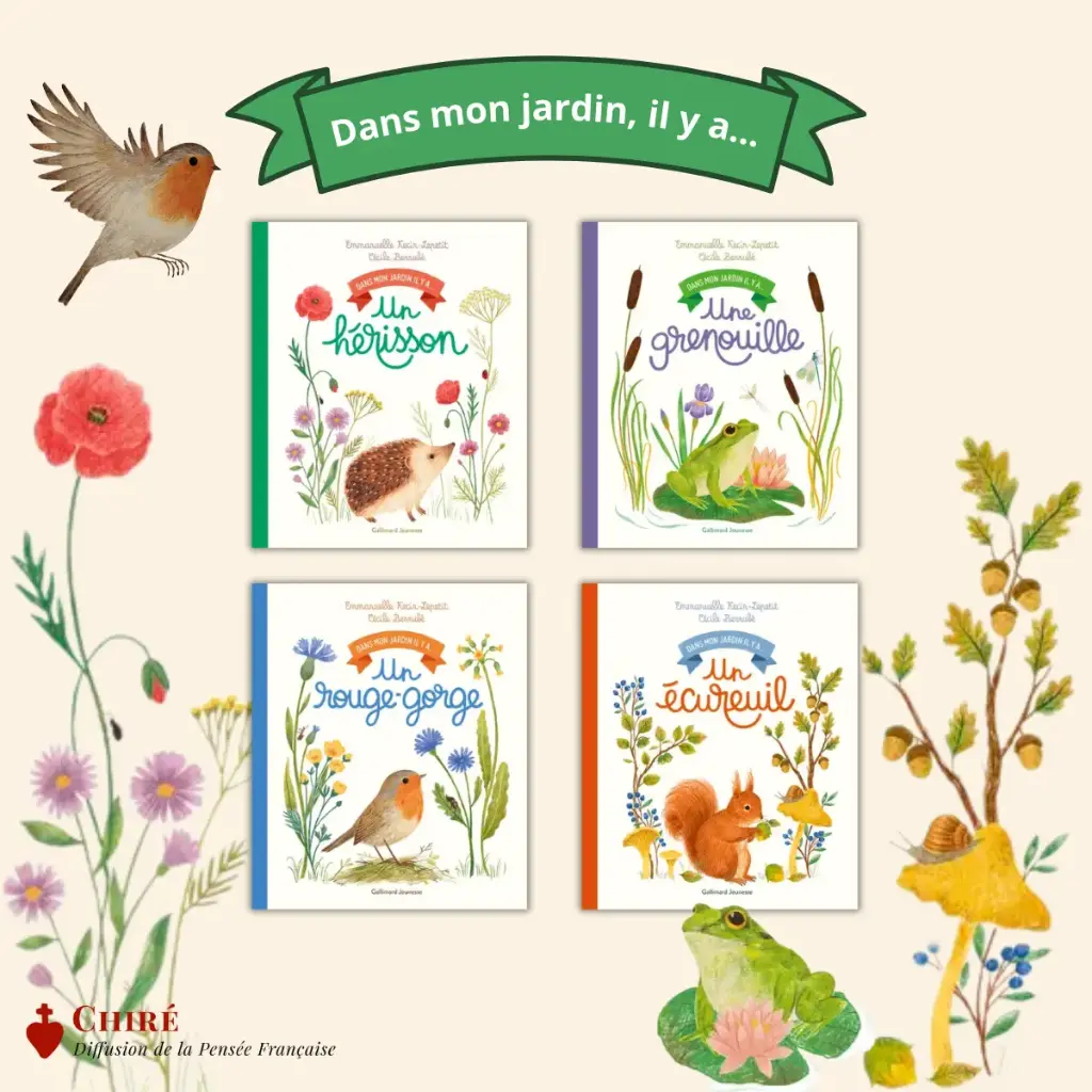 Pack Dans mon jardin, il y a... - Lot de 4 volumes
