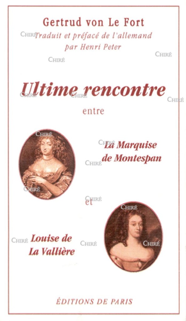 Ultime rencontre entre la Marquise de Montespan et Louise de La Vallière
