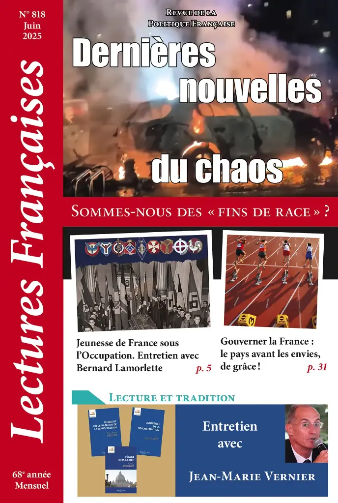 N° 818 - Juin 2025 : Dernières nouvelles du chaos – Sommes-nous des "fins de race" ?