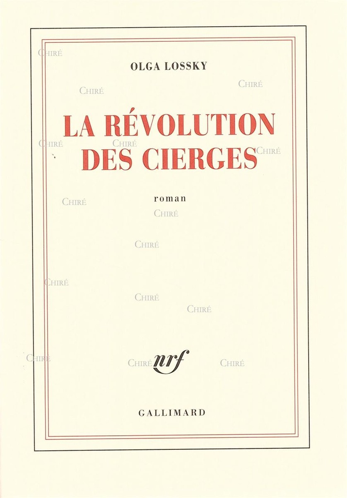 La révolution des cierges - Roman